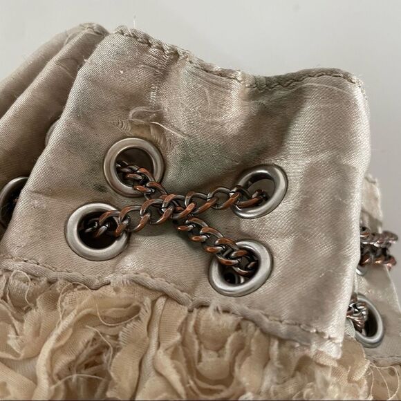 Betsey Johnson Rose Soft Bucket Bag Purse - Picture 8 of 9